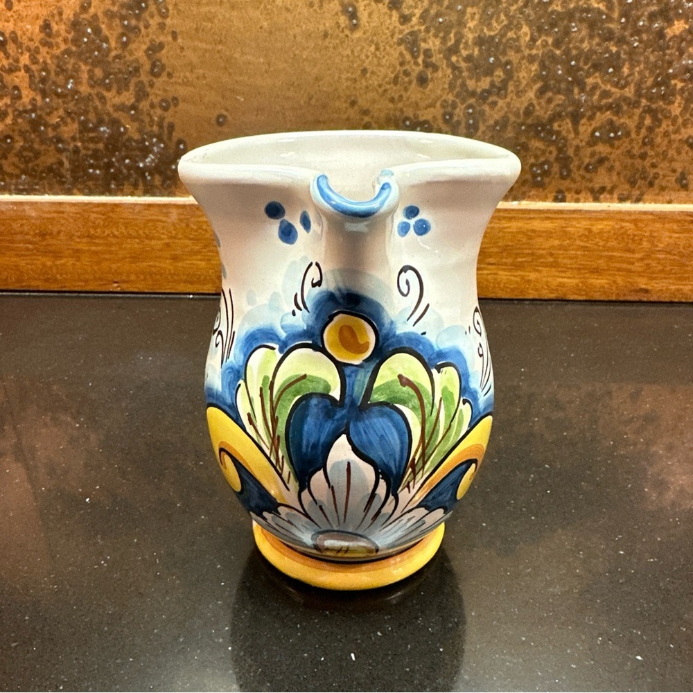 Ripullo Caltagirone Italian Pottery Pitcher